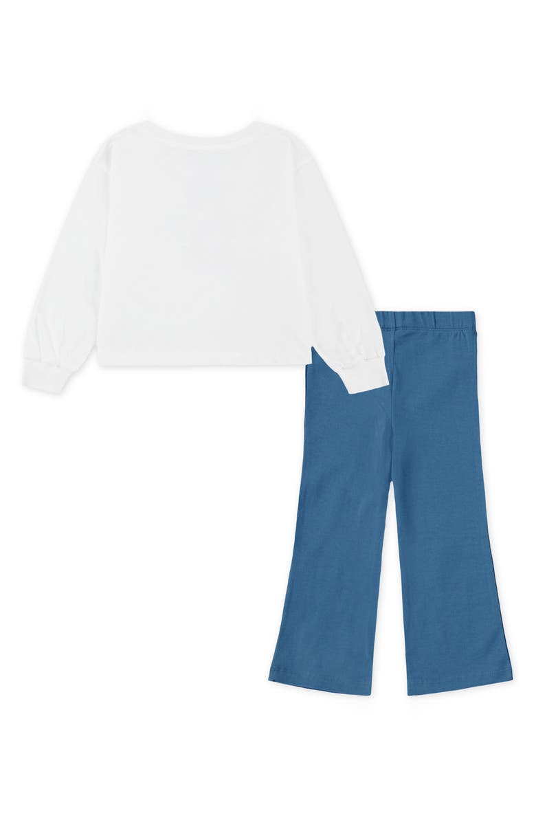 Nike Crewneck T-Shirt & Leggings Set, Alternate, color, Nike Aegean Storm