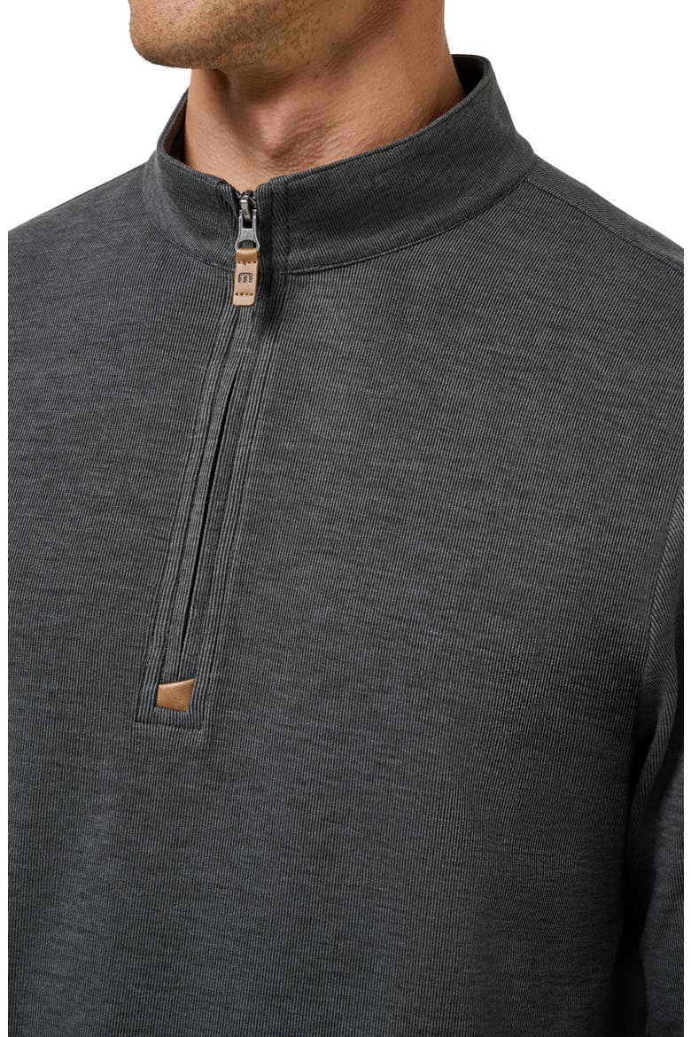 Cloud Quarter Zip, Alternate, color, HEATHER BLACK