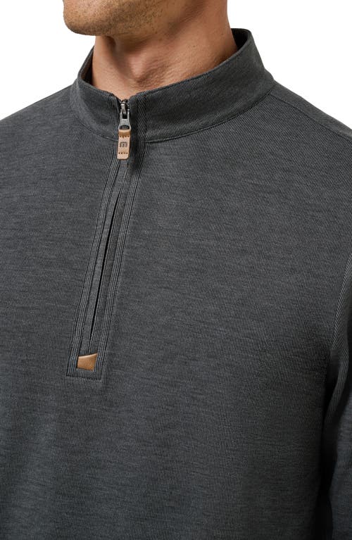Travismathew Cloud Quarter Zip In Gray