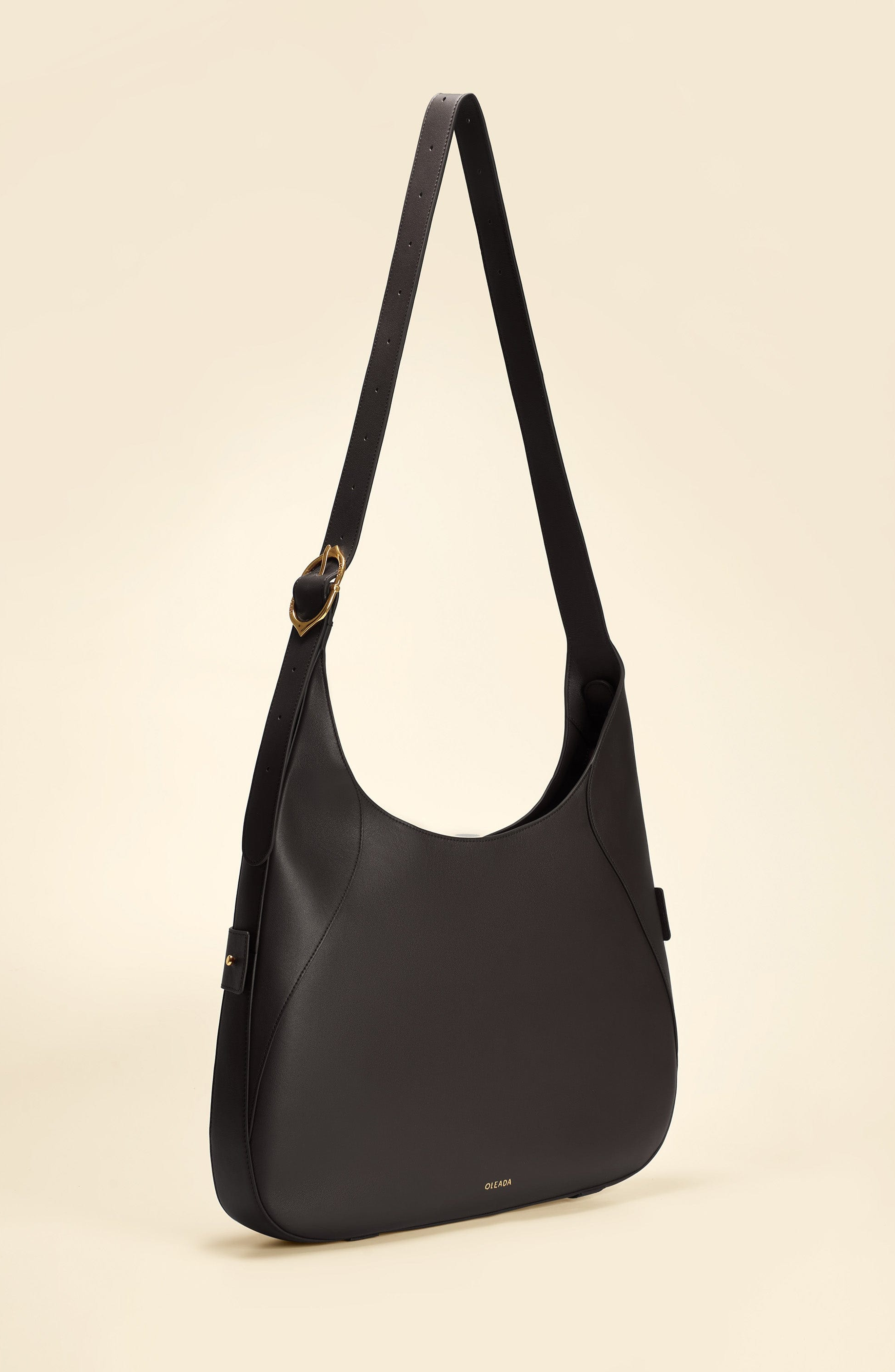 OLEADA Marina Hobo Bag, Alternate, color, Onyx