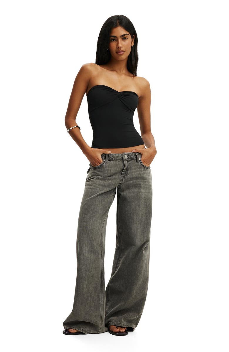 Cotton On Women's Hold Me Twist Bandeau, Alternate, color, Black