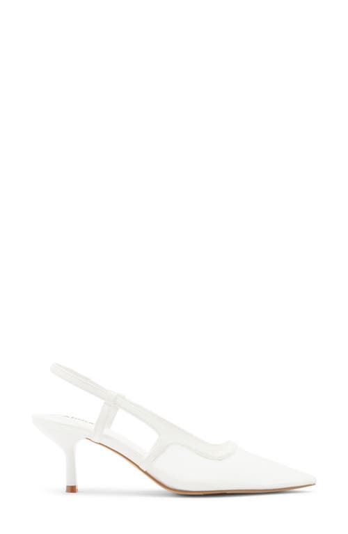 Abound Kippa Pointed Toe Slingback Pump In White