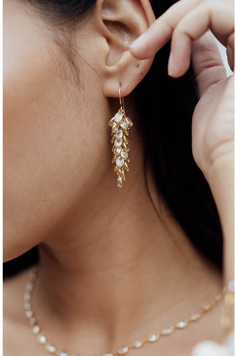 Midi Crystal Drops, Alternate, color, Gold