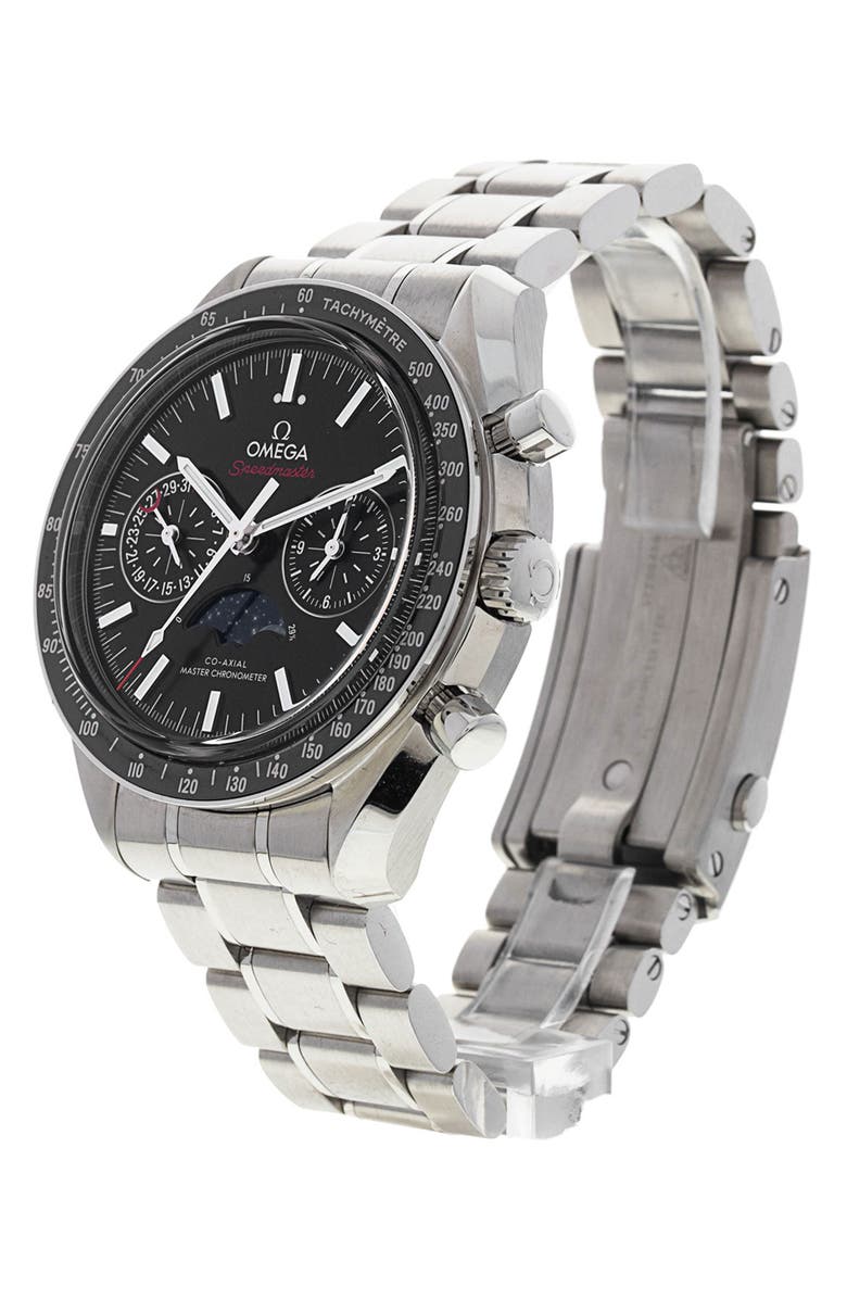 Watchfinder & Co. Omega Preowned Speedmaster Moonphase Bracelet Watch, 44.2mm, Alternate, color, 