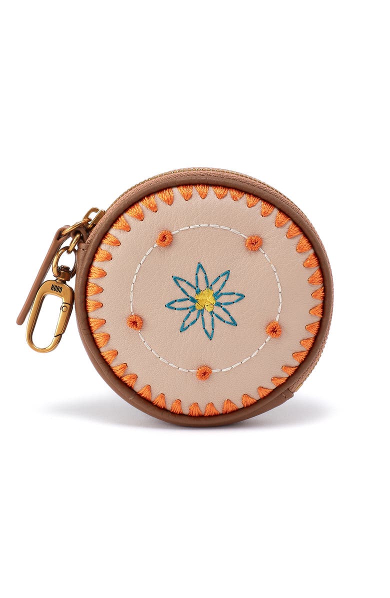 HOBO Small Revolve Bag Charm, Main, color, Timber Brown