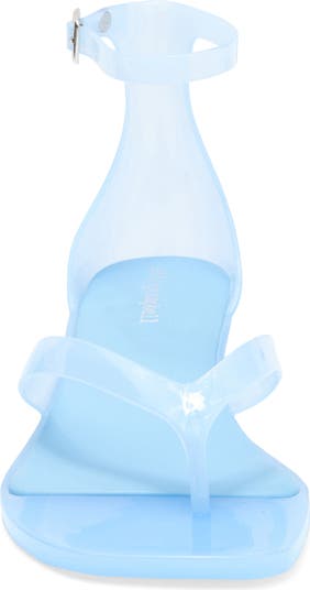 Gummy Ankle Strap Sandal