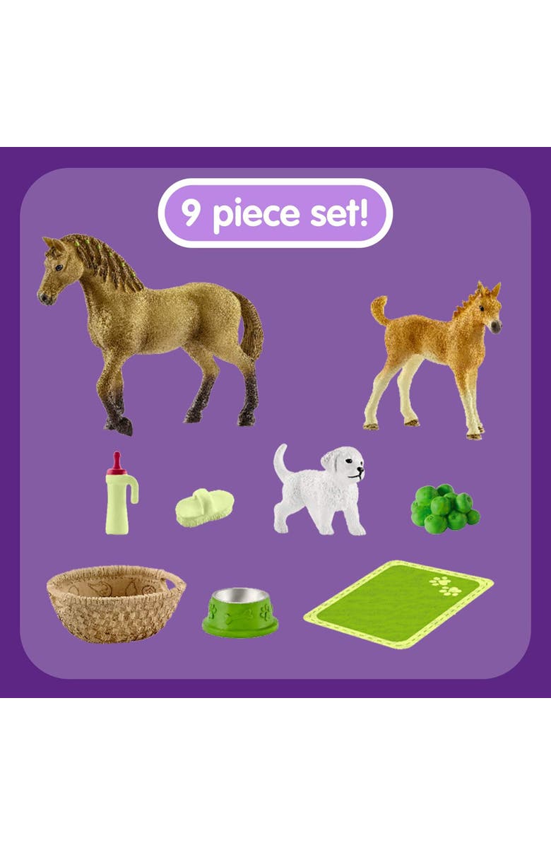 Schleich 9 Piece Toy Playset, Alternate, color, Multicolored