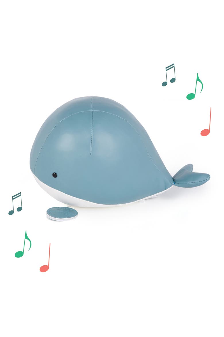 Musical Animals - Whale, Plush Baby Music Box, Nursery Toy & Decor, Main, color, Blue