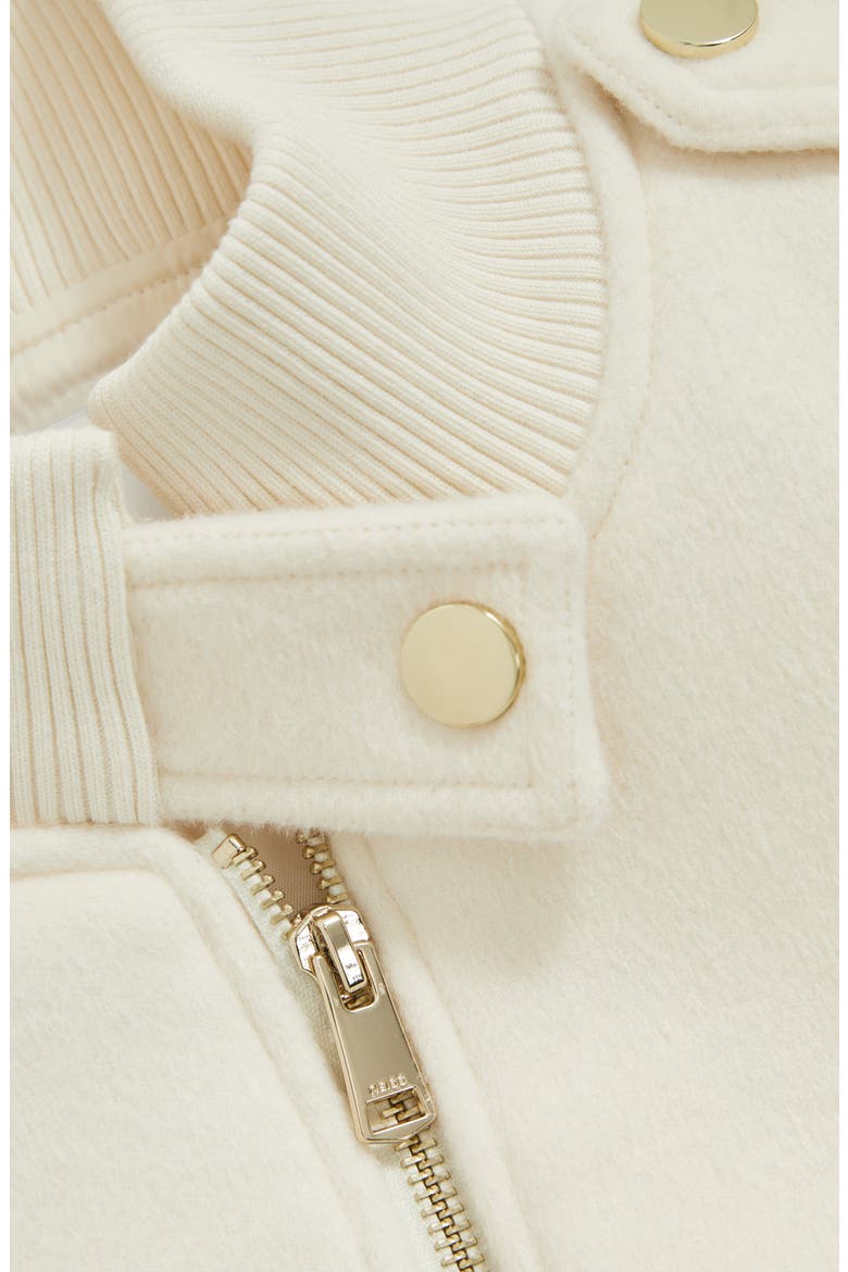 Cleo Bomber Jacket, Alternate, color, CREAM