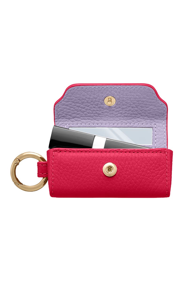 MAISON de SABRÉ Leather Lipstick Charm, Alternate, color, Fuchsia Lavender