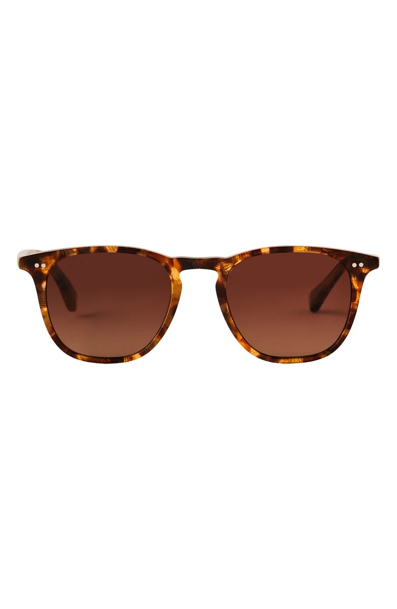 DIFF Maxwell 51mm Polarized Square Sunglasses, Main, color, 