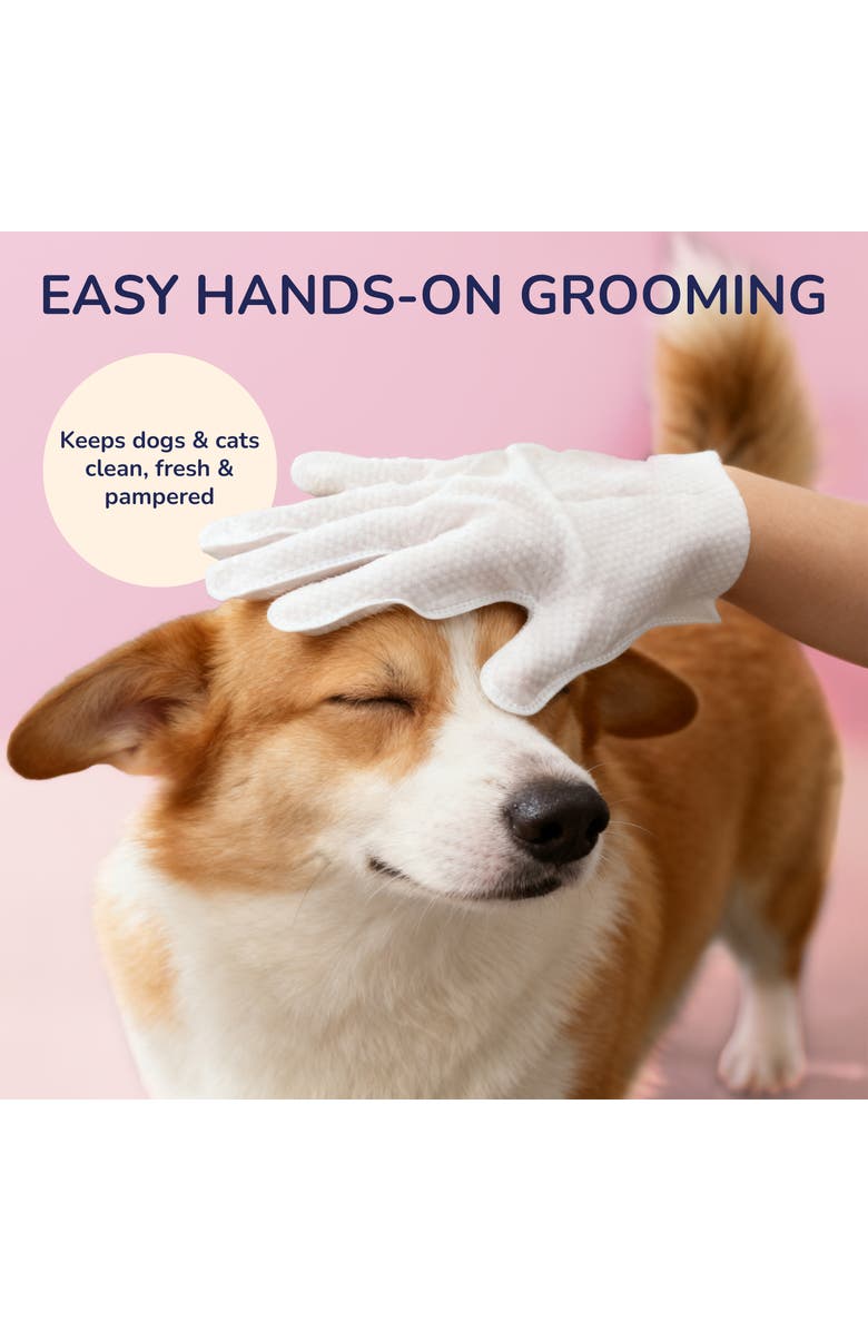 The Licker Store Dog Grooming Soft Glove Hypoallergenic Wipes for Dogs and Cats, Alternate, color, 1Pack (6Ct)