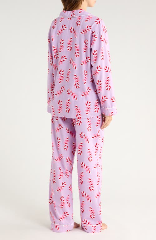 Pj Salvage Print Flannel Pajamas In Pink