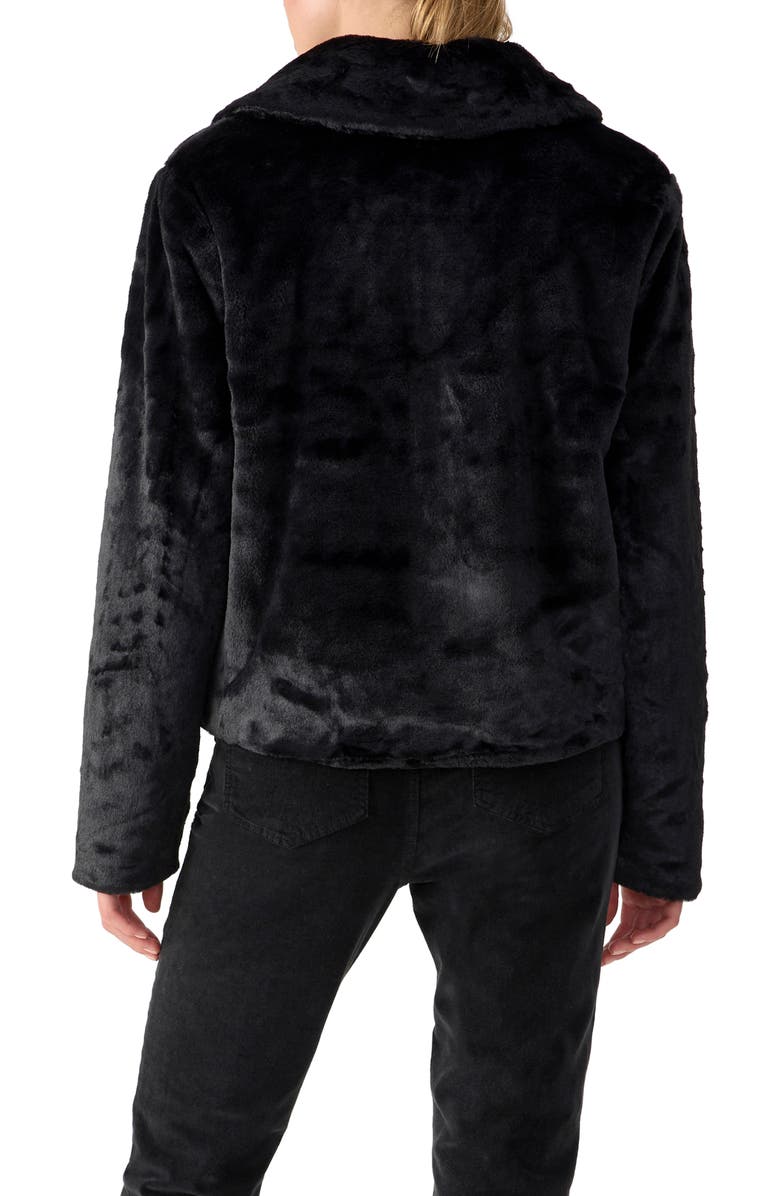 Sanctuary Going Out Faux Fur Coat, Alternate, color, 