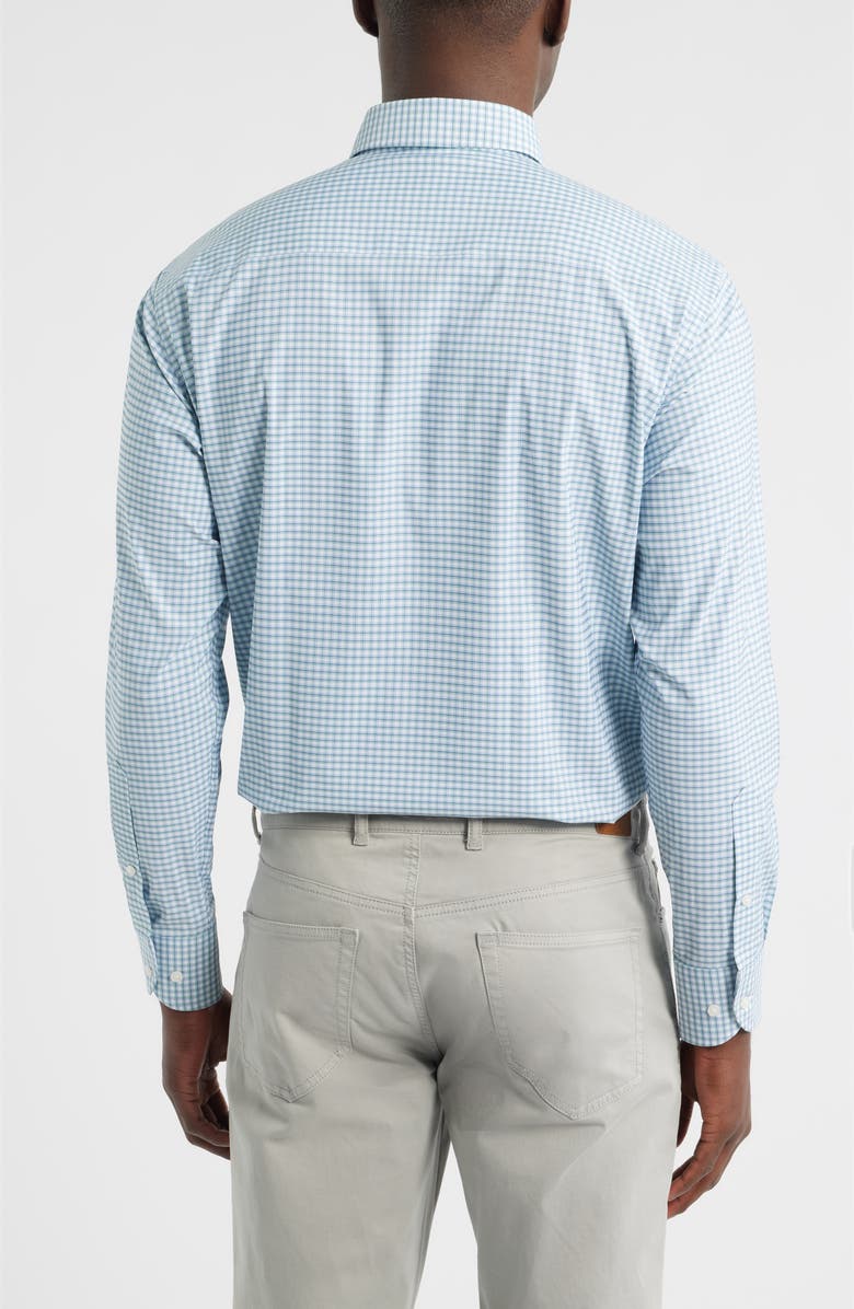Peter Millar Gregory Performance Twill Button-Down Shirt, Alternate, color, Windsor Blue