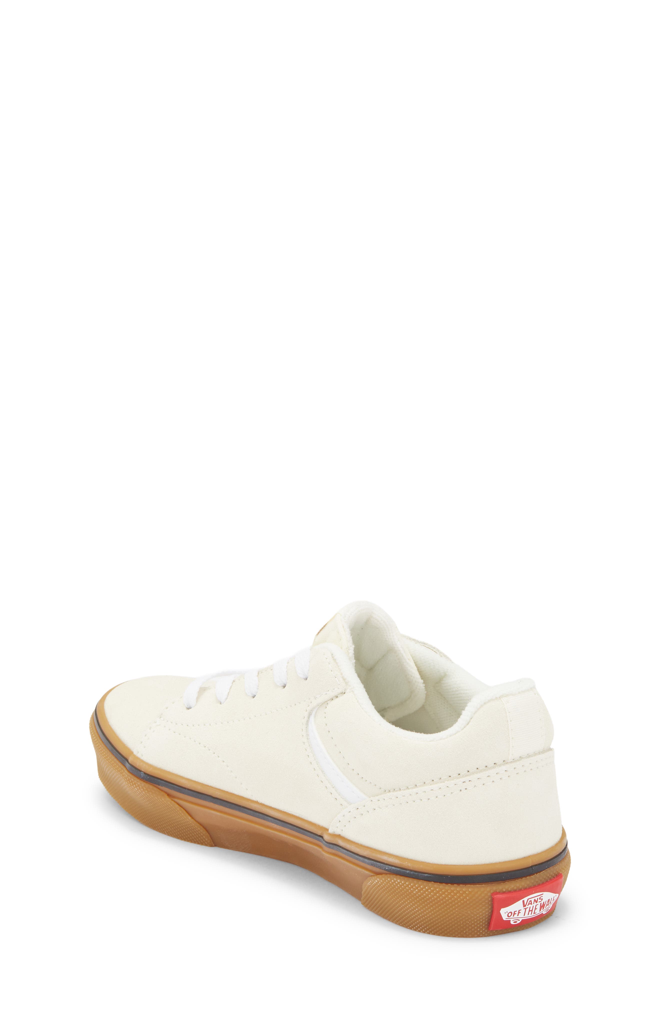 Vans Kids' Seldan Basi Sneaker, Alternate, color, Classic White