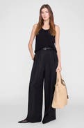 ANINE BING Lou Linen Blend Trouser