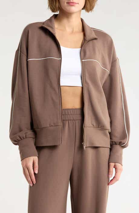 Z by Zella Cozy Knit Track Jacket