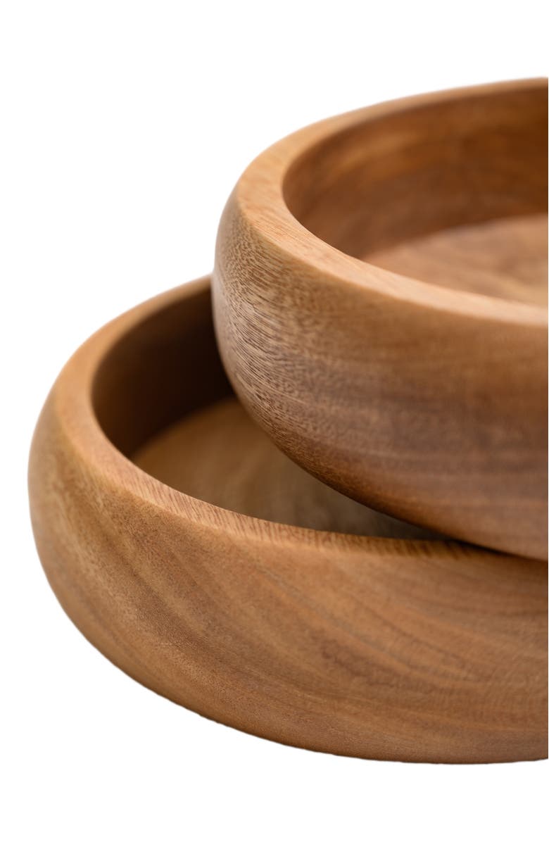 Chechen Wood Design Botanero Bowl, Main, color, Natural
