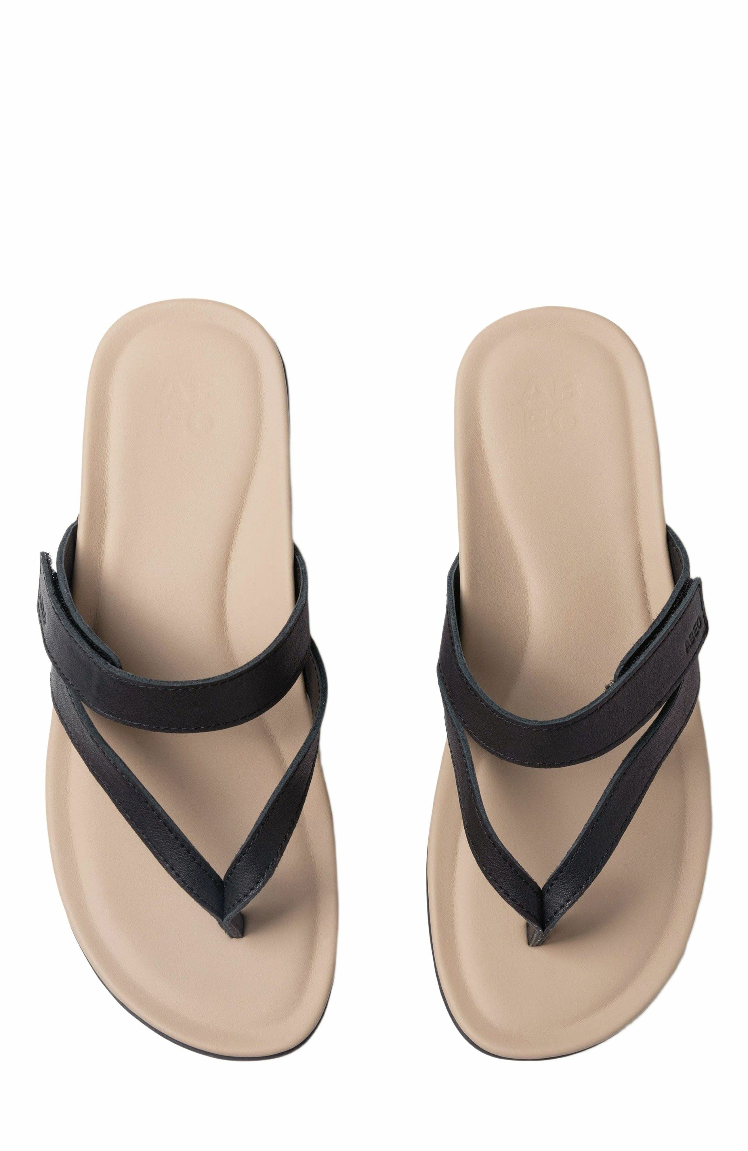 ABEO Oasis Thong Sandal, Alternate, color, Black Majestic - Metatarsal