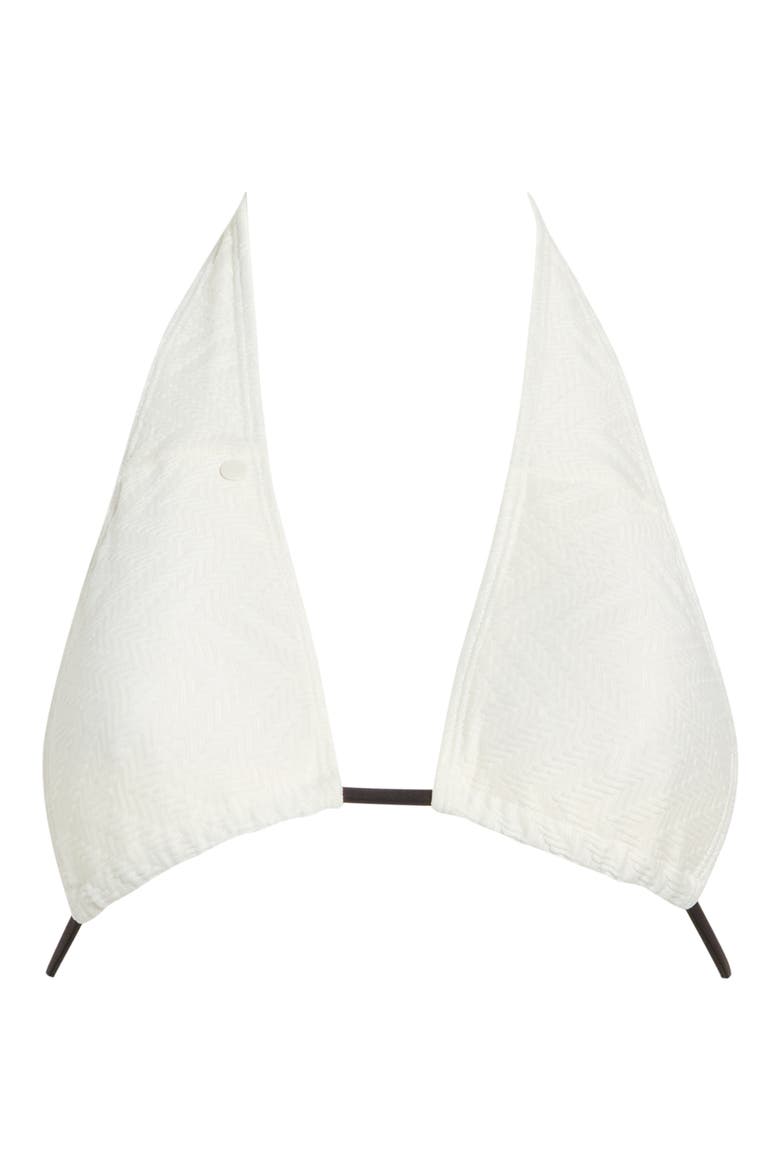 Baby Halter Bikini Top, Alternate, color, STAR WHITE