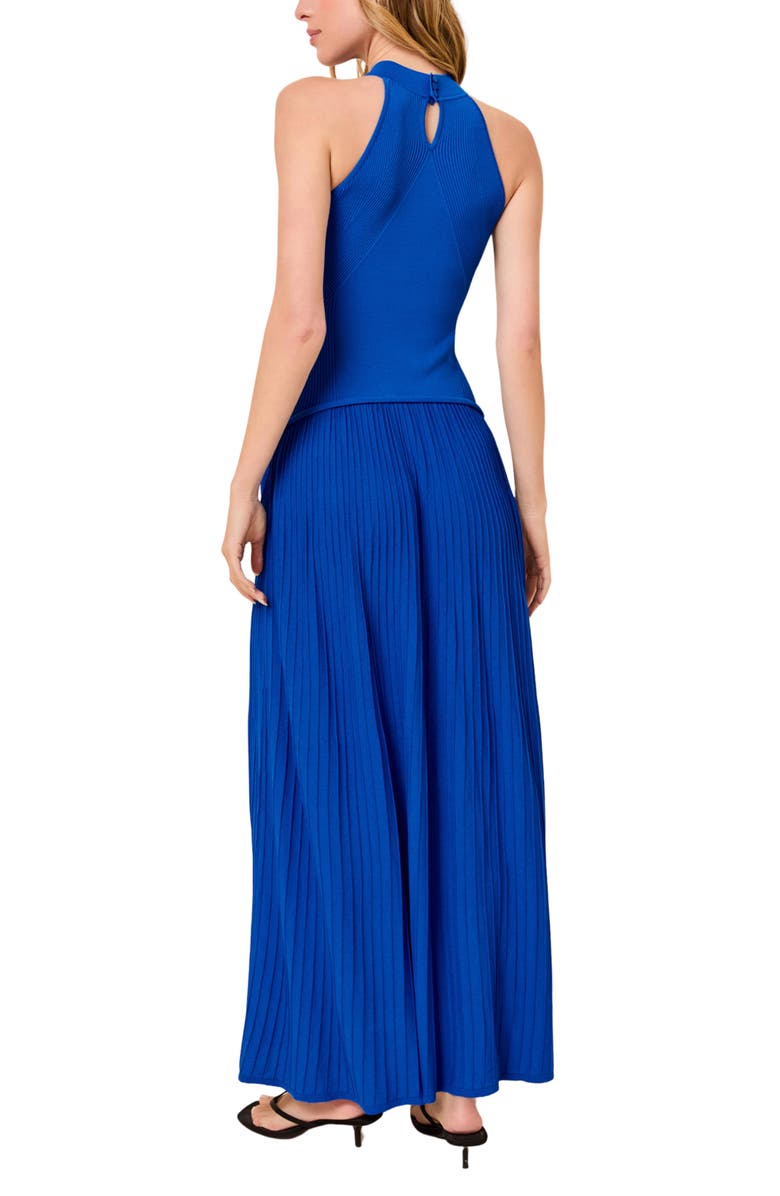 Solid & Striped The Isola Pleated Sleeveless Knit Maxi Dress, Alternate, color, Olympian Blue