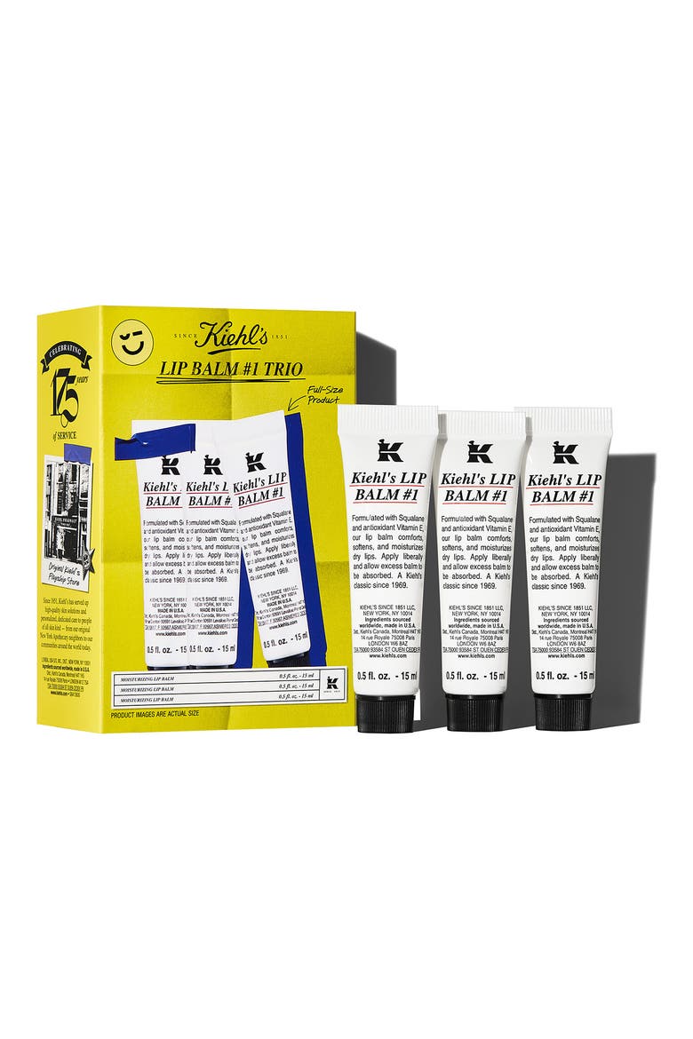 Lip Balm #1 Trio $42 Value, Main, color, NO COLOR