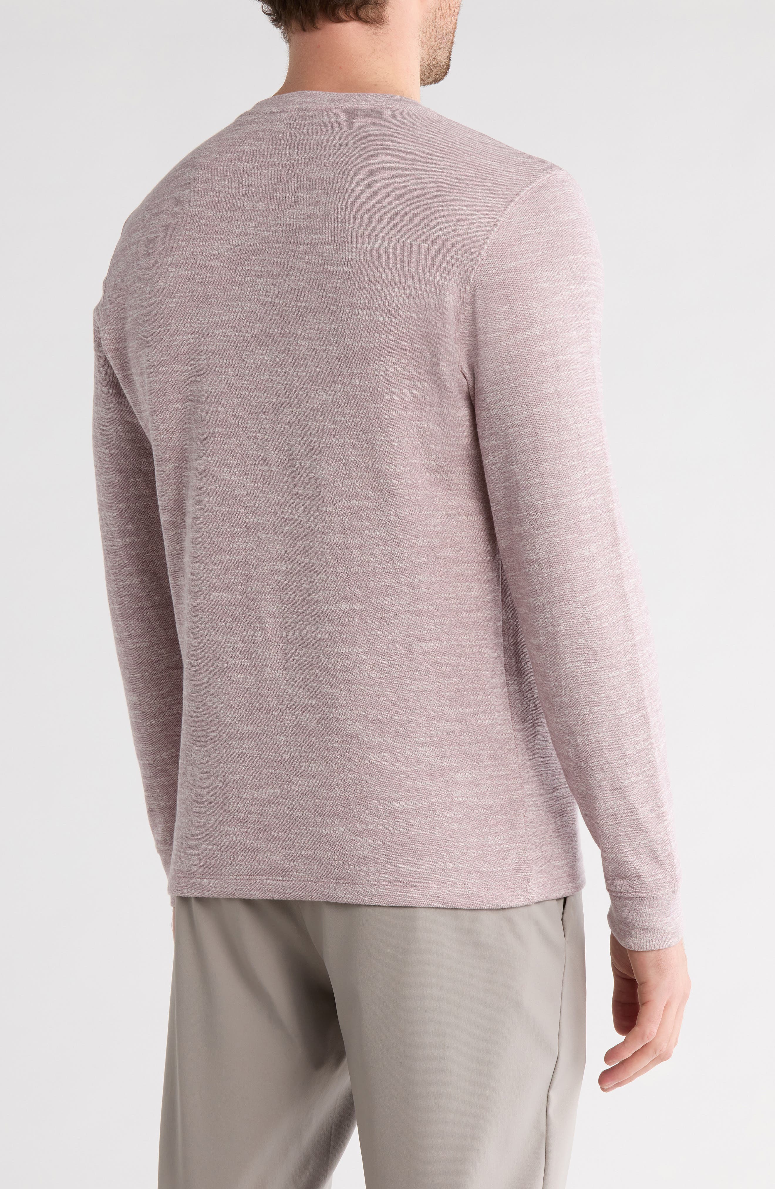 Heather Double Face Henley - image 4