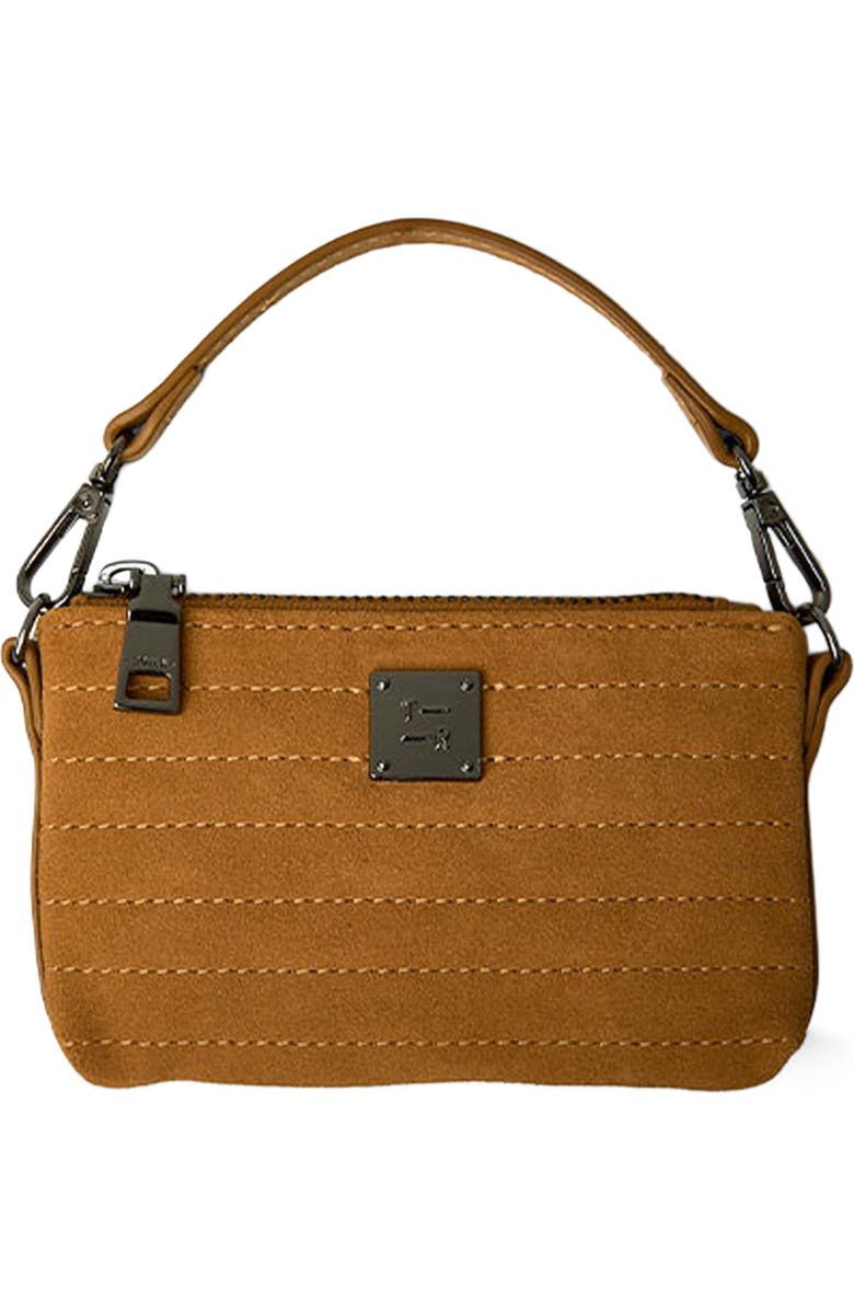 THINK ROYLN Boss Lady Tote, Alternate, color, Camel Suede