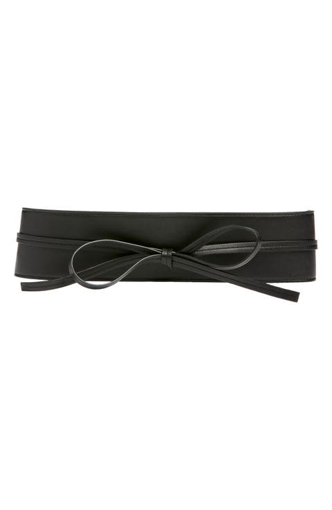Obi Bow Leather Belt