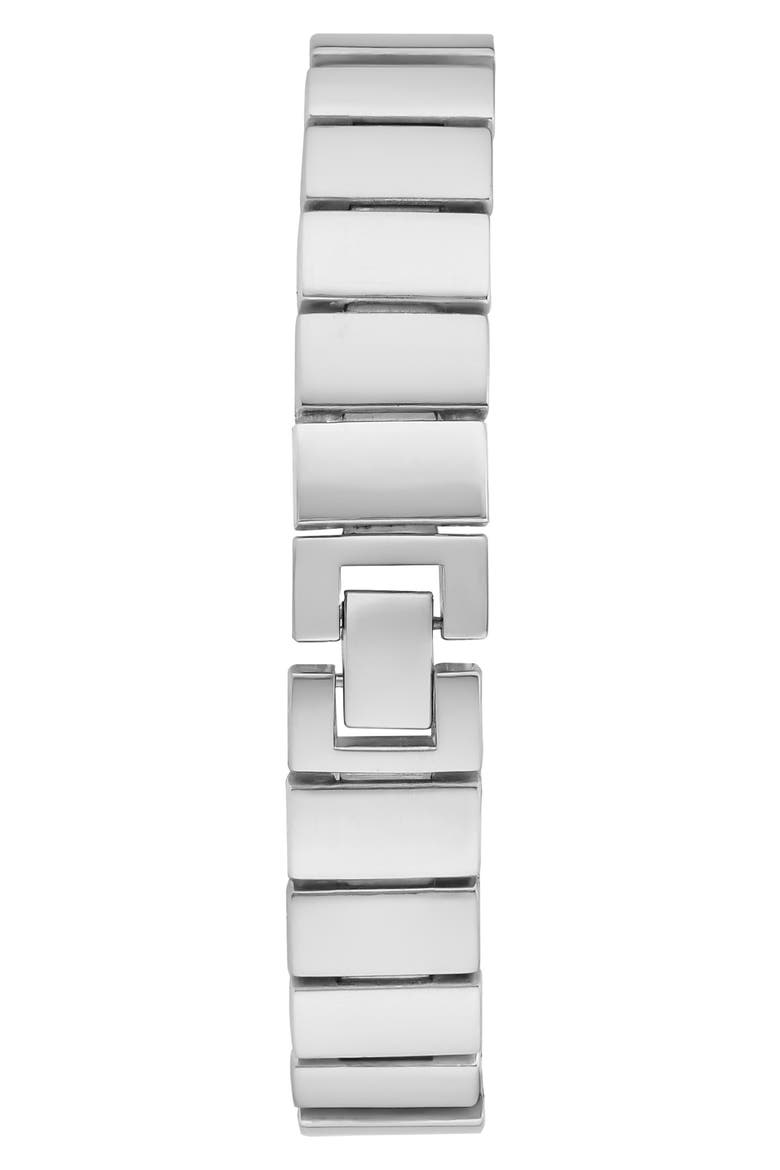 Crystal Bracelet Strap Watch, 36mm, Alternate, color, SILVER