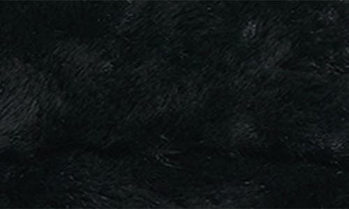 Apparis Misha Faux Fur Slipper In Black