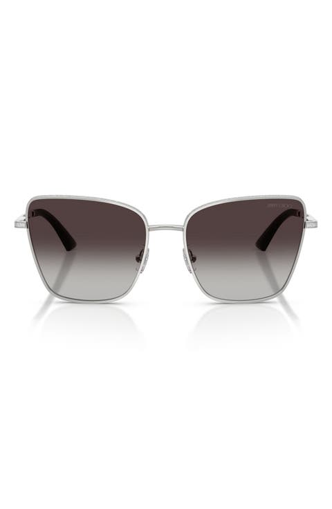 55mm Gradient Square Sunglasses