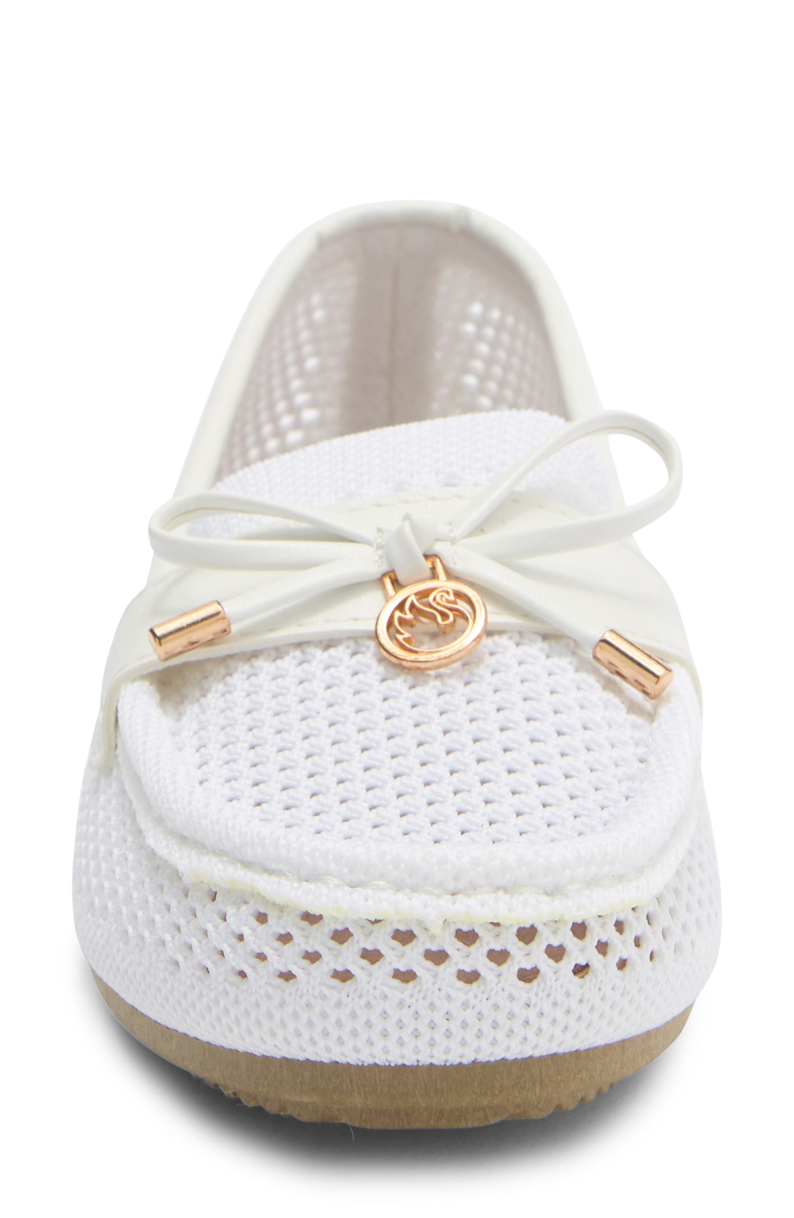 Madeleine Slip On Loafer, Alternate, color, WHITE