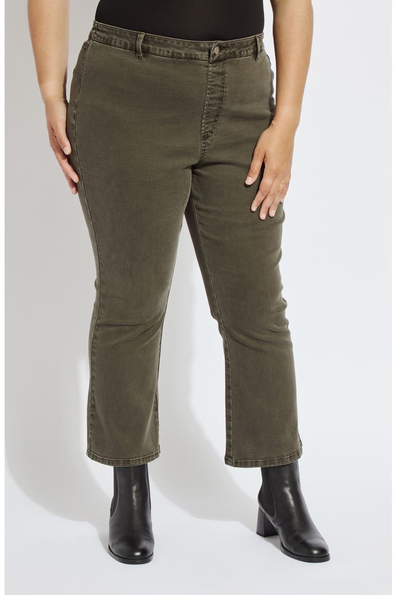 Estelle Pull-On Ankle Flare Jeans, Main, color, ASUTEX MOSSWOOD