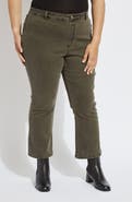 Lysse Estelle Pull-On Ankle Flare Jeans
