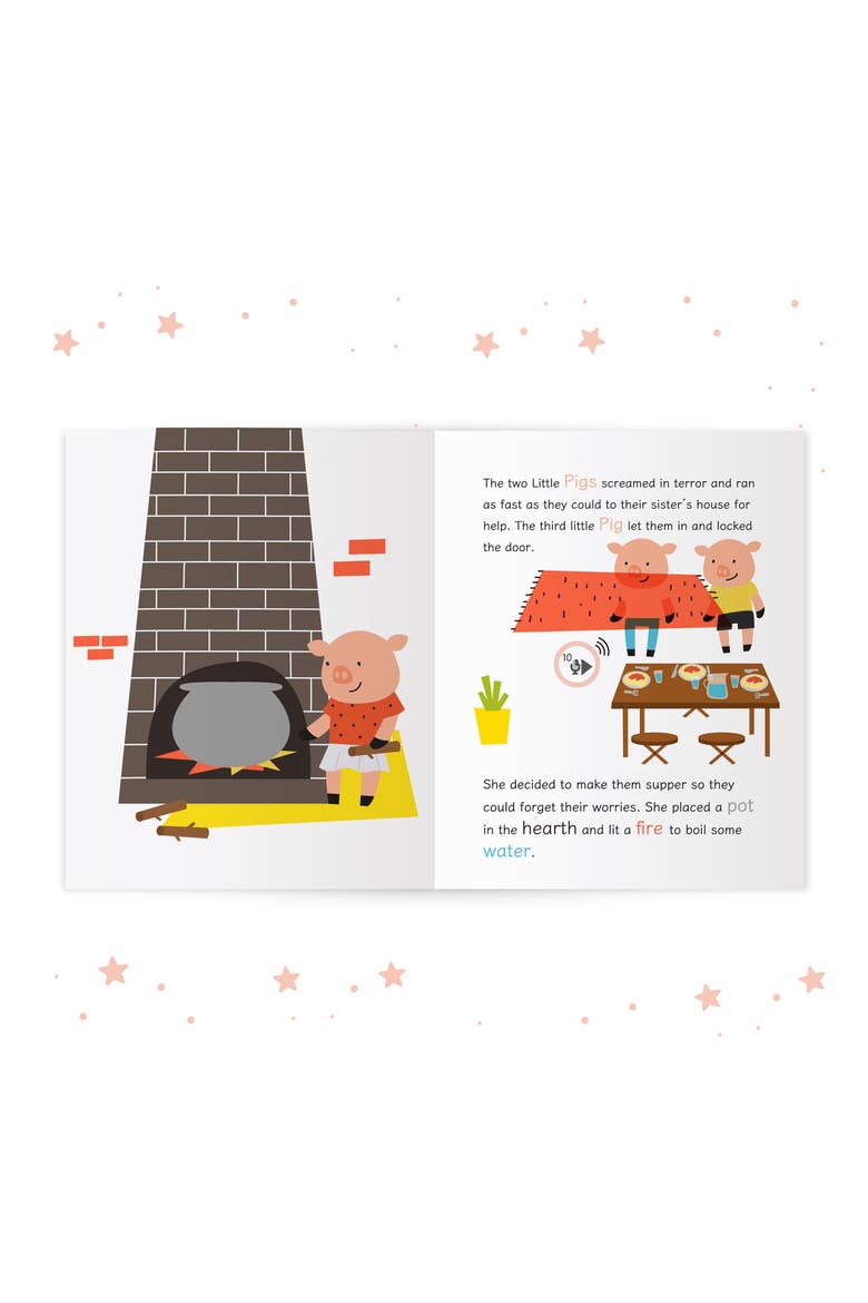 'The Three Little Pigs' Recordable Book, Alternate, color, PINK