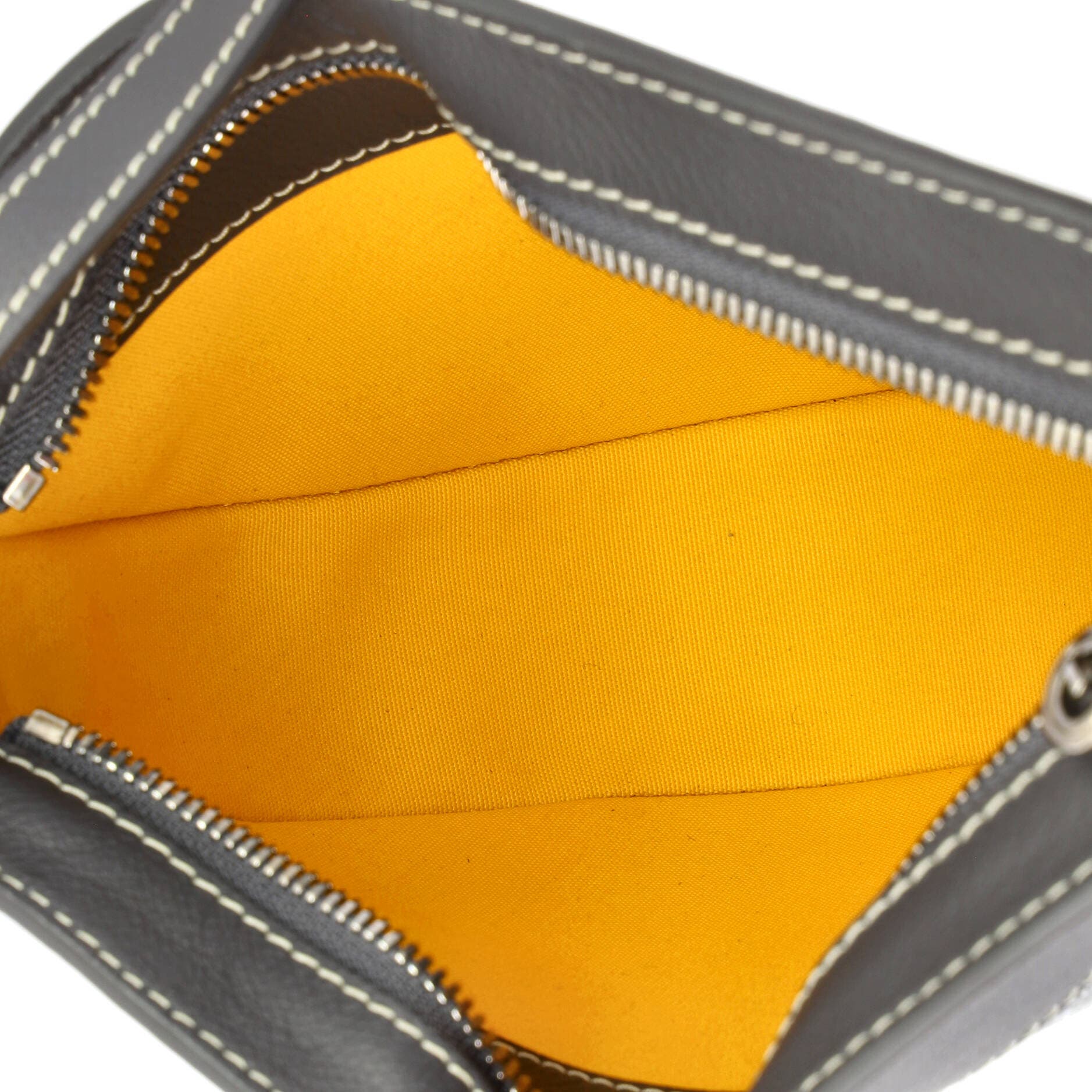 Pre-Owned Goyard Hirondelle Shoulder Bag Coated Canvas and Leather, Alternate, color, Gray