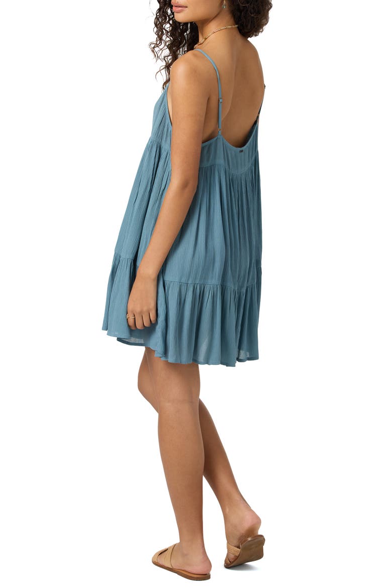 Saltwater Rilee Cover-Up Minidress, Alternate, color, PROVINCIAL BLUE