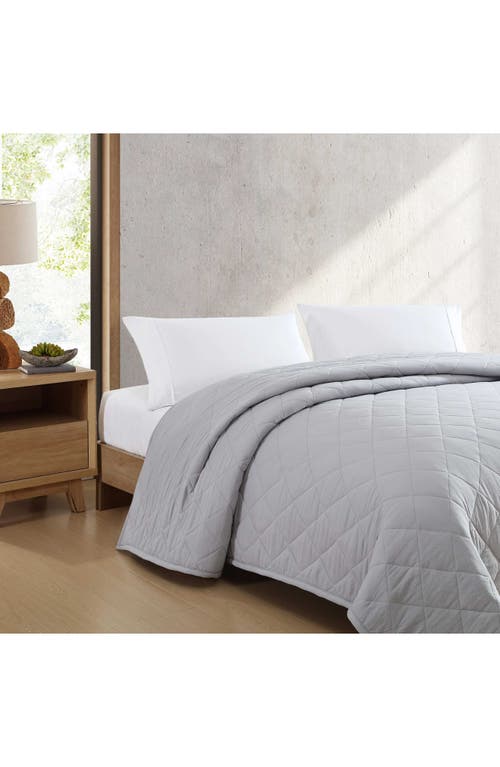 Eddie Bauer Classic Soft Solid Blanket In Grey