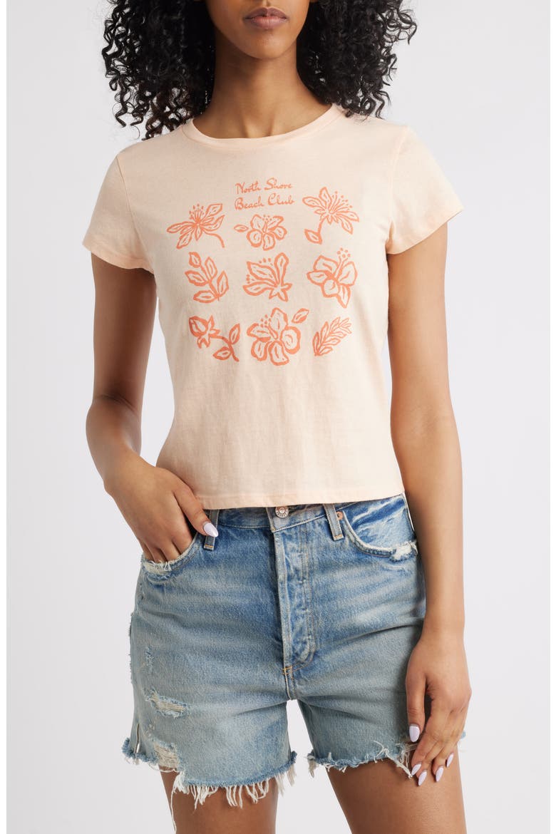 North Shore Cotton Graphic T-Shirt, Main, color, PEACH PARFAIT
