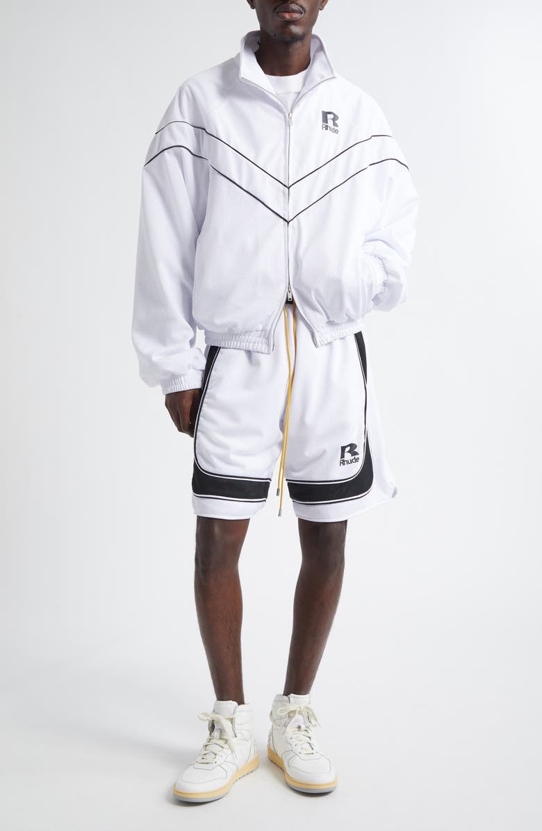 Rhude Court Baggy Mesh Basketball Shorts, Alternate, color, 