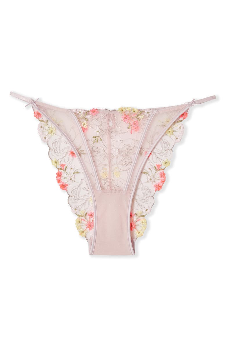 Etam Petunia String Bikini, Alternate, color, Multicolor