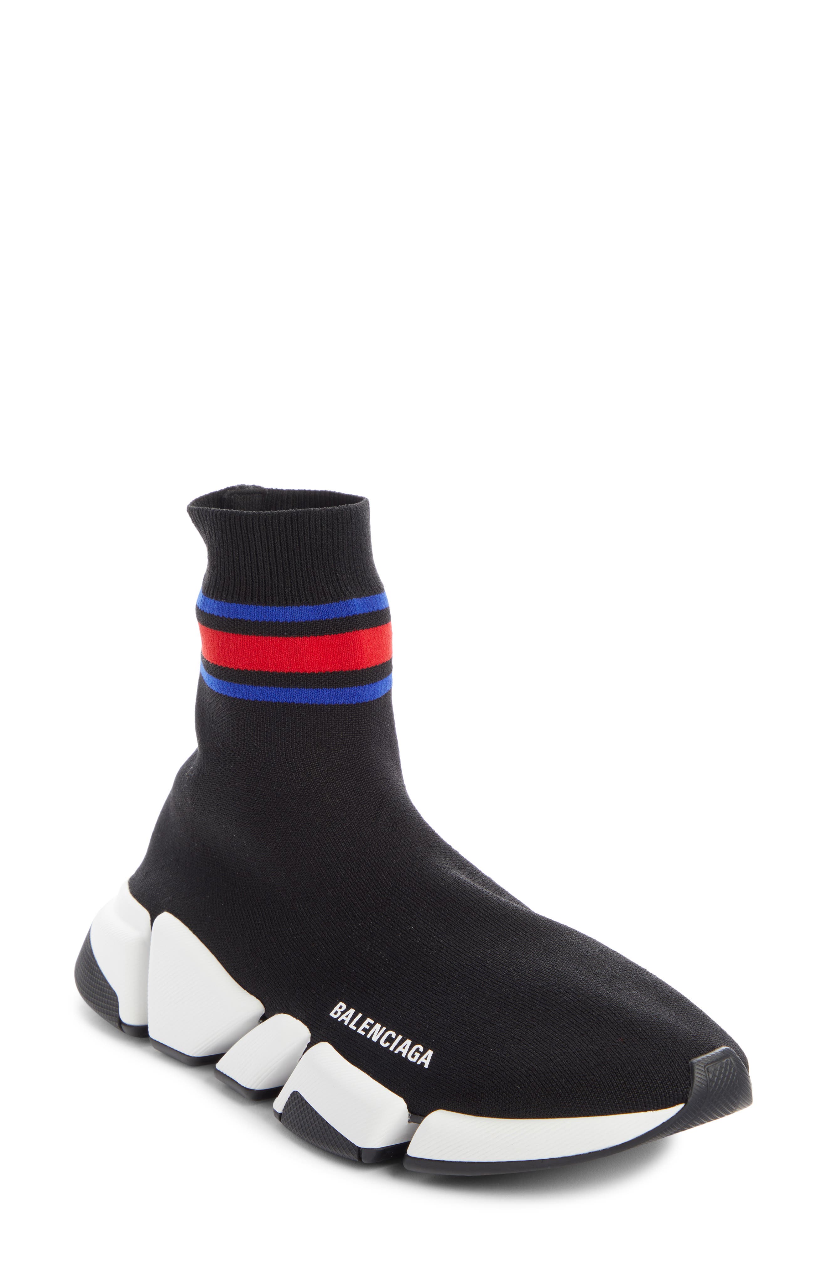 Speed 2.0 LT Stripe Sock Sneaker, Main, color, BLACK/ MULTICOLOR