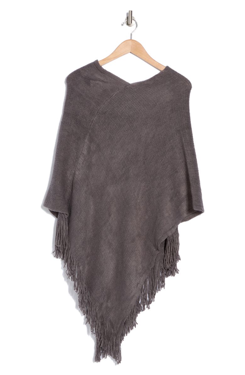 Nanette Lepore Faux Pearl & Metallic Beaded Poncho, Alternate, color, 