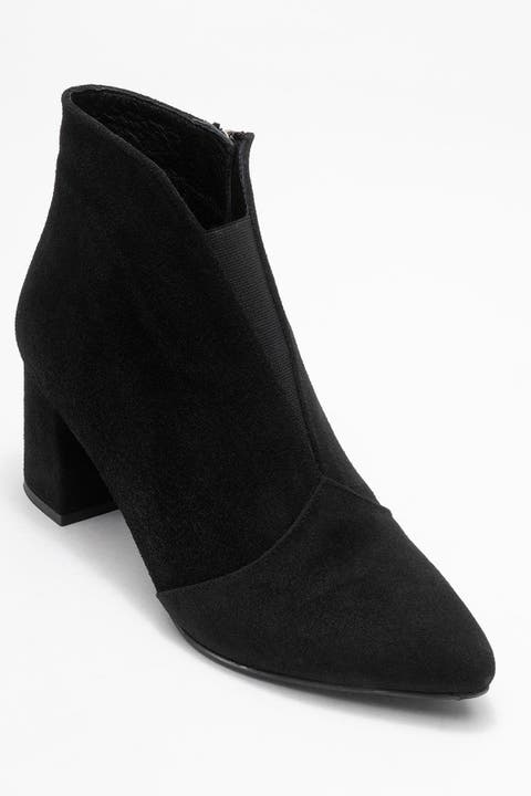 Finda Leather Block Heel Boot