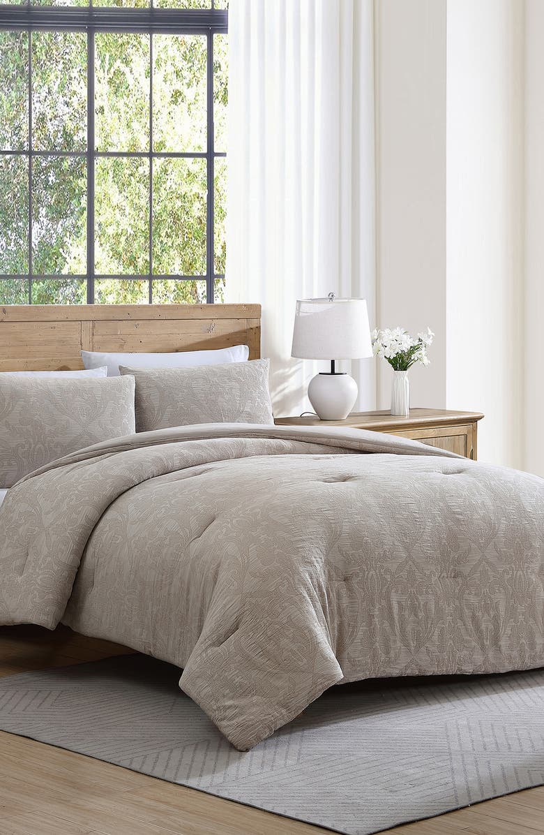 Tahari Camille Jacquard 3-Piece Comforter Set, Alternate, color, 
