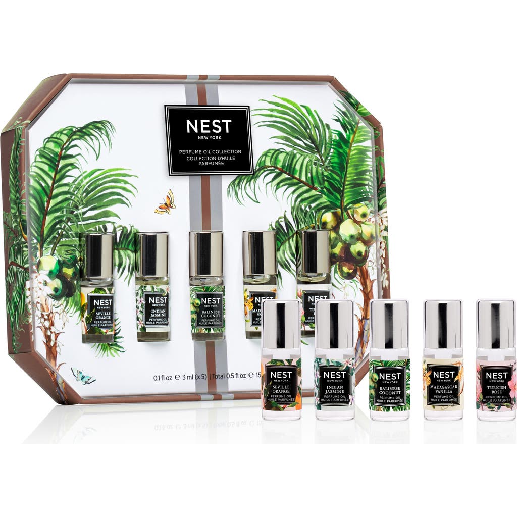 Nest New York Perfume Oil Discovery Fragrance Set In Transparent