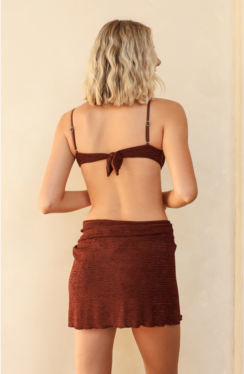 Dippin Daisys Nomad Sarong, Alternate, color, Mocha Crinkle