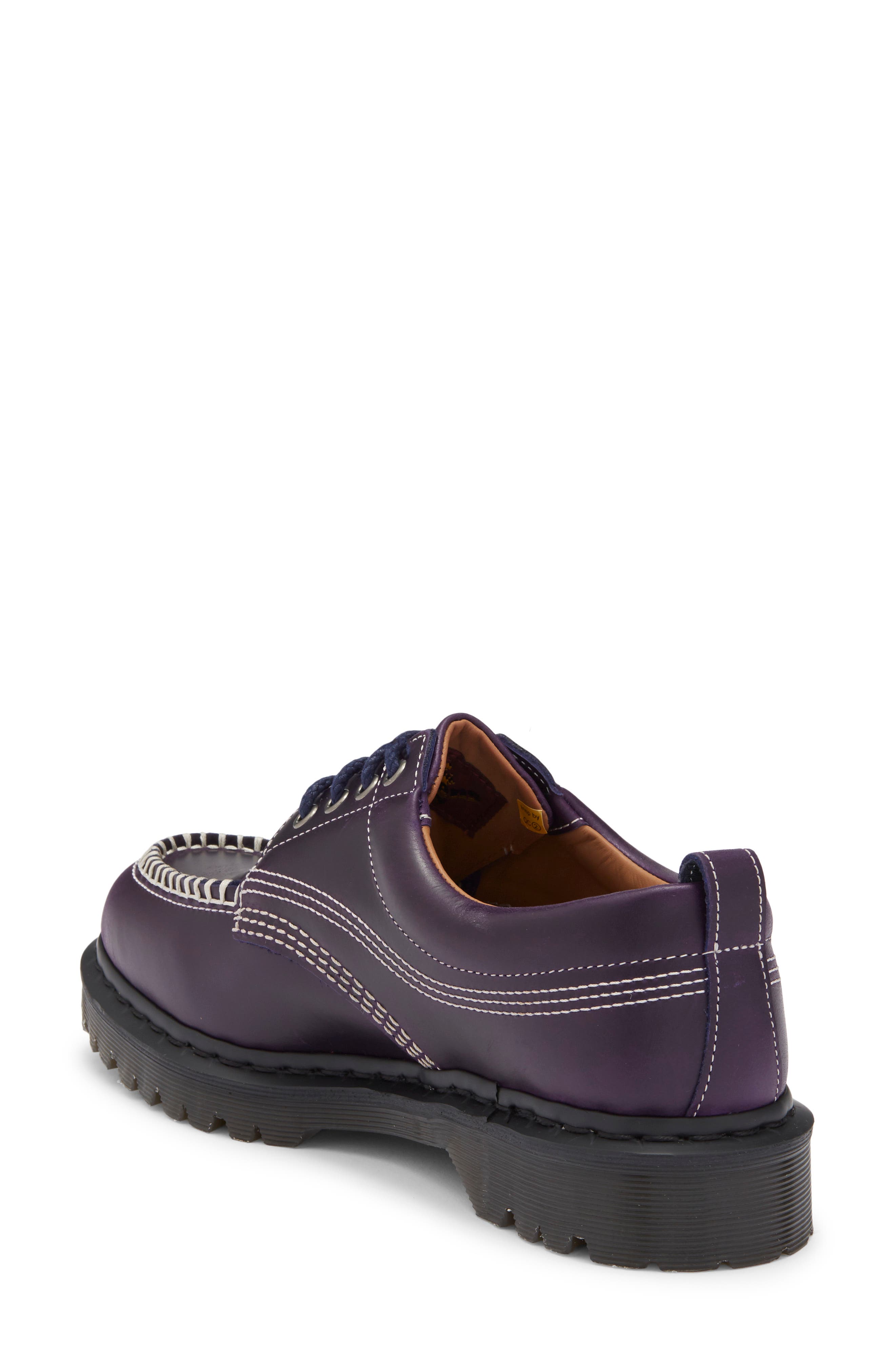 Dr. Martens Lowell Derby, Alternate, color, Midnight Blue